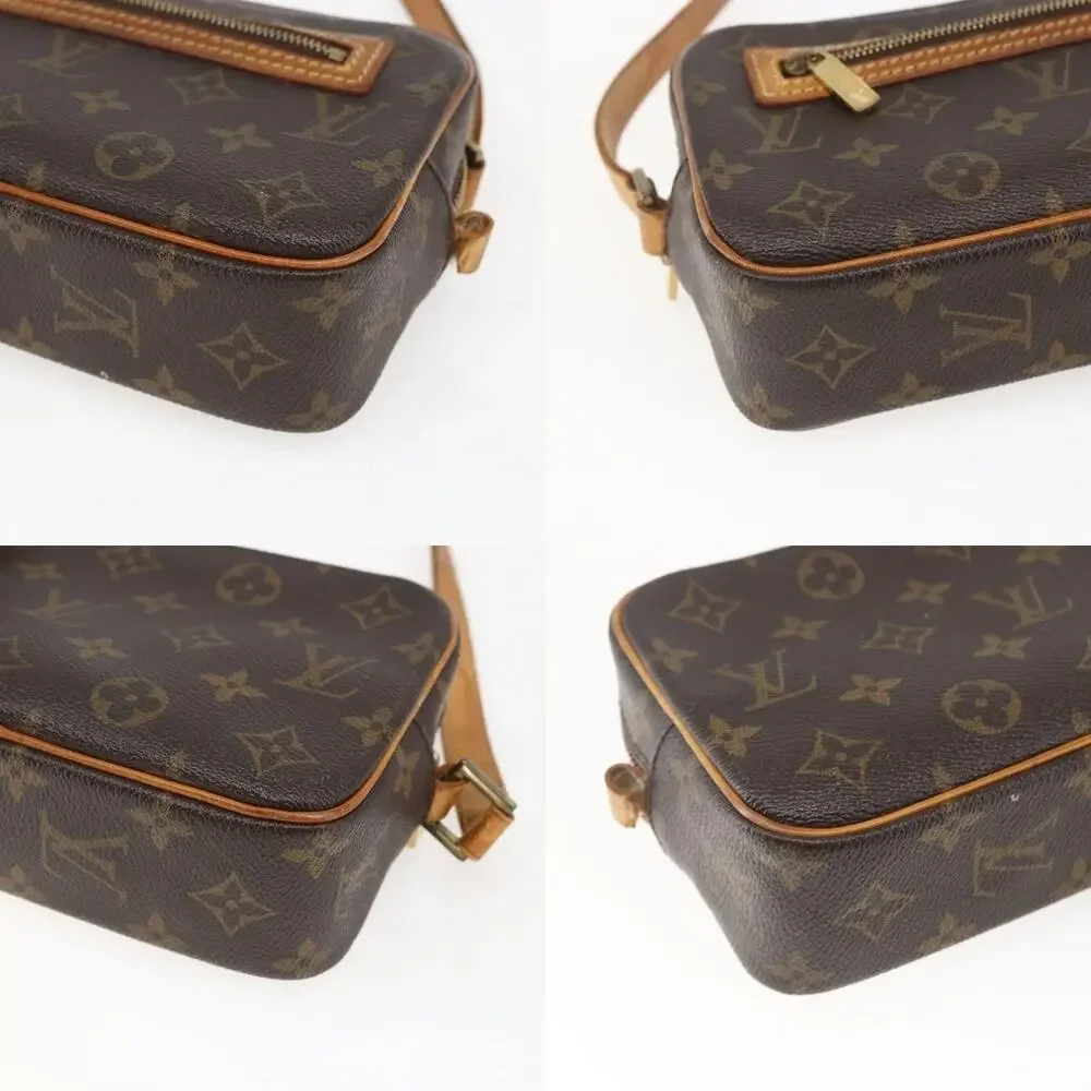 Louis Vuitton Monogram Pochette Cite Shoulder Bag Brown